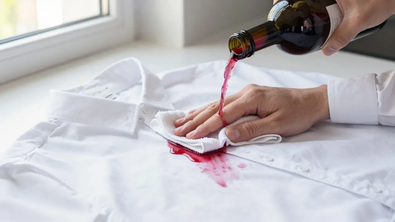 Jak vycistit fleky od alkoholu na oblečení a textilii