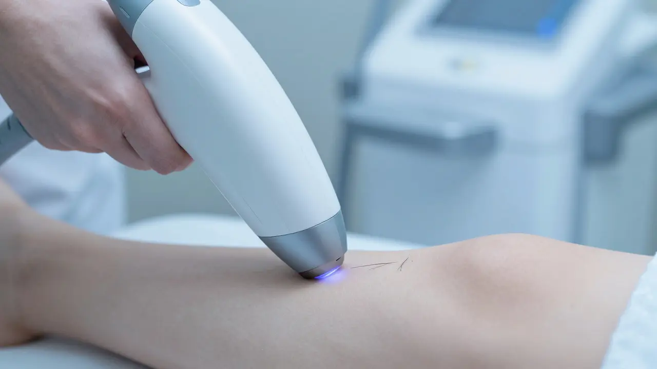 Laserová epilace cílí na tmavé chloupky na světlé pleti
