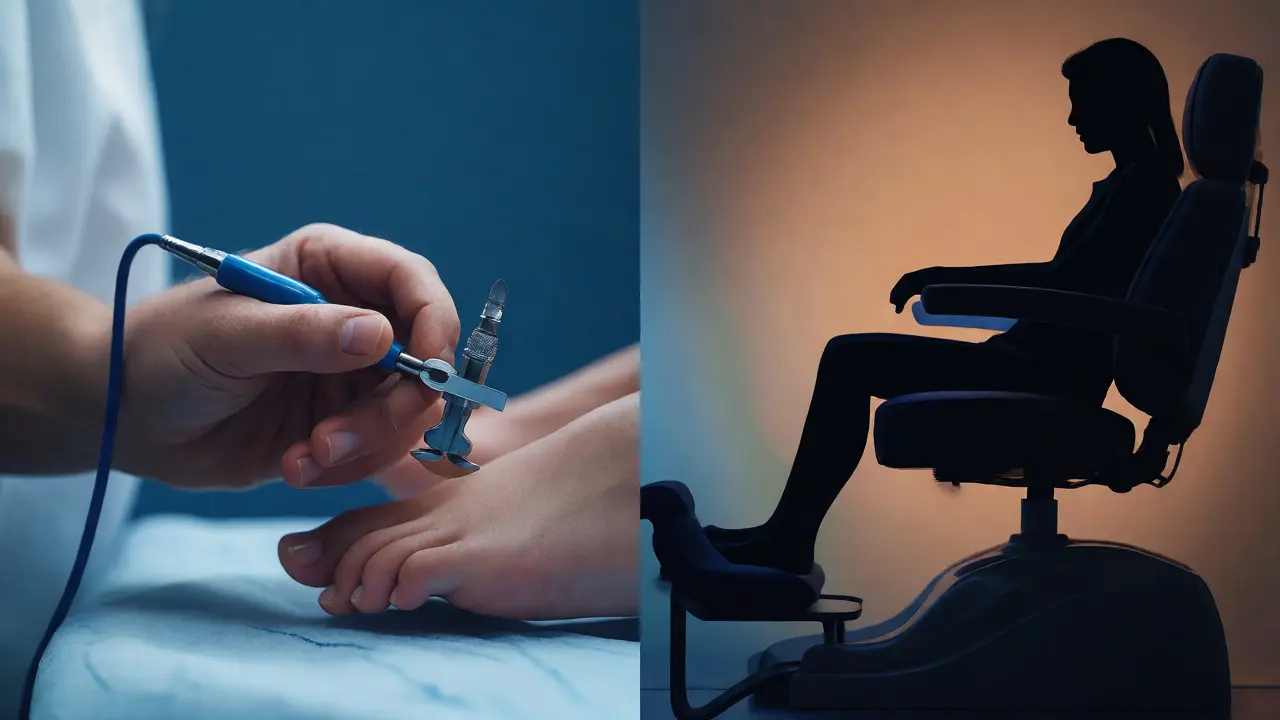 Koncept rizik pedikúry pro diabetiky a nutnost odborné péče.